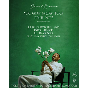 Concert Durand Bernarr à Paris - Le Trabendo, le 23 octobre 2025