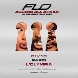 Concert FLO à Paris - L'Olympia le 8 octobre 2025