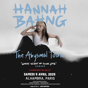 Concert Hannah Bahng à Paris - Alhambra, le 05 avril 2025