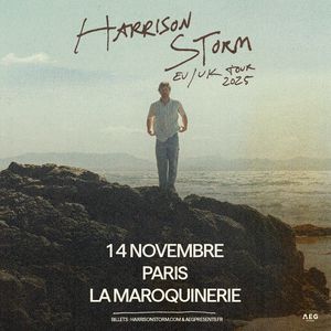 Concert Harrison Storm à Paris - La Maroquinerie, le 14 novembre 2025