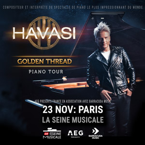 Concert Havasi à La Seine Musicale, le 23 novembre 2025