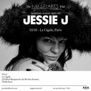 Concert Jessie J à Paris - La Cigale le 10 octobre 2025