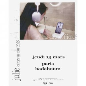 Concert Julie à Paris - Badaboum le 10 juin 2025
