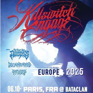 Concert Killswitch Engage à Paris - Le Bataclan le 06 octobre 2025