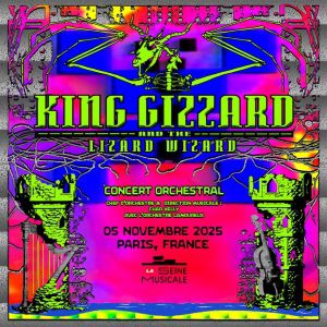 Concert King Gizzard and The Lizard Wizard à La Seine Musicale en 2025