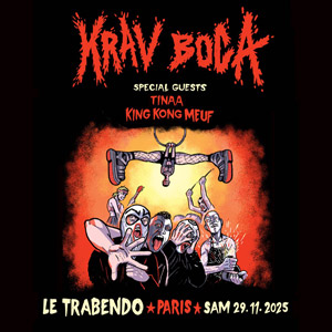 Concert Krav Boca à Paris - Le Trabendo, le 29 novembre 2025