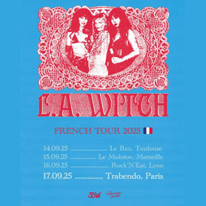 Concert L.A. Witch à Paris - Le Trabendo le 17 septembre 2025