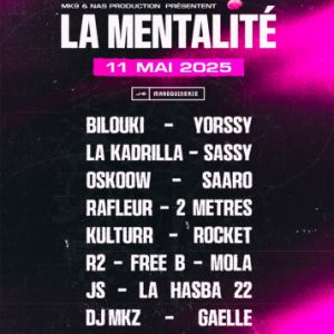 Concert La Mentalité à Paris - La Maroquinerie, le 11 mai 2025