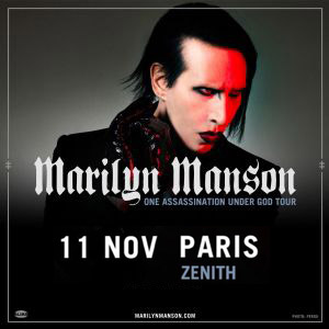 Concert Marilyn Manson à Paris - Zénith de Paris, le 11 novembre 2025