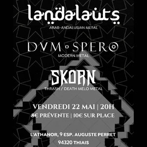 Concert Metal à l'Athanor (Landalauts, Dvm spero, Skorn)