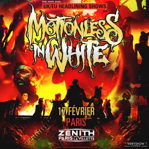 Concert Motionless in White - Zénith Paris - La Villette le 17 février 2026