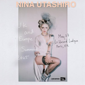 Concert Nina Utashiro à Paris - Le Hasard Ludique le 27 mai 2025