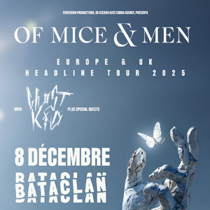 Concert Of Mice & Men à Paris - Le Bataclan le 08 décembre 2025