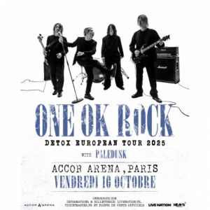 Concert One Ok Rock à Paris - Accor Arena, le 10 octobre 2025