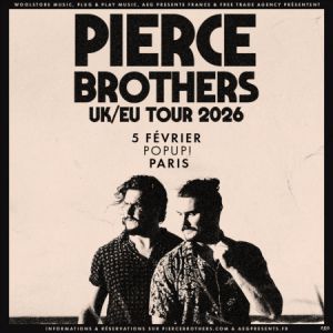 Concert Pierce Brothers à Paris - Pop Up! le 5 février 2026