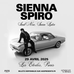 Concert Sienna Spiro à Paris - Les Etoiles, le 29 avril 2025