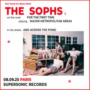 Concert The Sophs à Paris - Supersonic Records le 8 septembre 2025