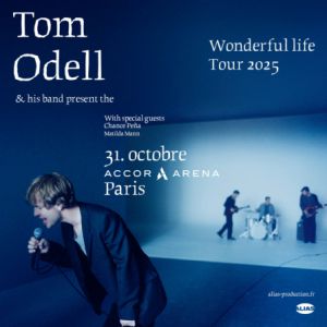 Concert Tom Odell à Paris - Accor Arena le 31 octobre 2025