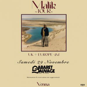 Concert Venna à Paris - Cabaret Sauvage le 29 novembre 2025