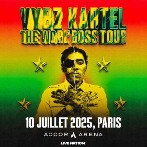 Concert Vybz Kartel à Paris - Accor Arena le 10 juillet 2025