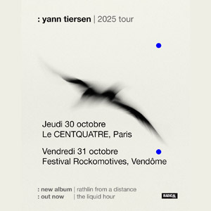 Concert Yann Tiersen à Paris - Le Centquatre, le 30 octobre 2025