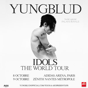 Concert Yungblud à Paris - Adidas Arena le 8 octobre 2025