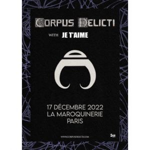 Corpus Delicti en concert à La Maroquinerie en 2022