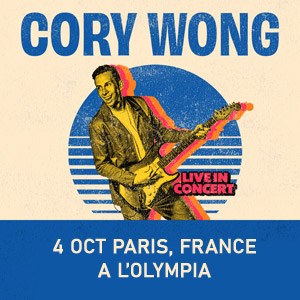 Billets Cory Wong L'Olympia - Paris mercredi 4 octobre 2023