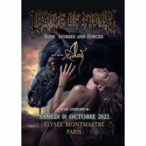 Billets Cradle Of Filth Elysée Montmartre - Paris samedi 1 octobre 2022