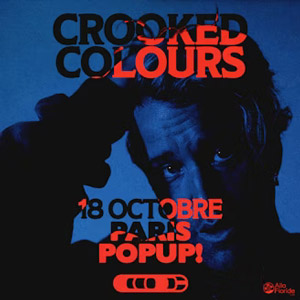 Crooked Colours en concert Pop Up! le 18 octobre 2025