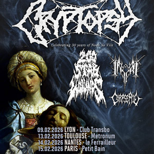 Cryptopsy en concert Petit Bain le 15 février 2026