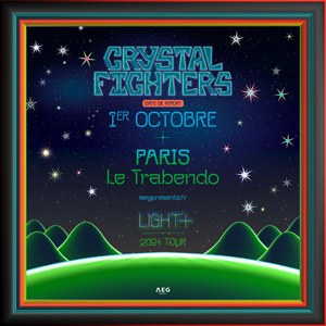 Crystal Fighters en concert au Trabendo en octobre 2024