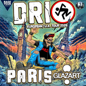 D.R.I. Concert Glazart Paris 2026