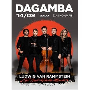 Dagamba à Paris Casino de Paris mercredi 14 février 2024