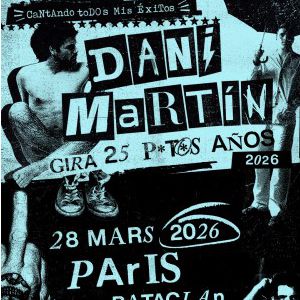 Dani Martin en concert Le Bataclan en mars 2026