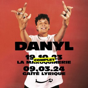 Danyl en concert à La Gaite Lyrique en mars 2024
