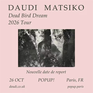 Daudi Matsiko en concert Pop Up! en octobre 2026