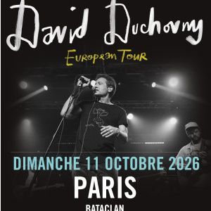 David Duchovny Le Bataclan Paris 2026