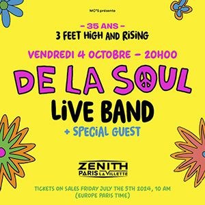 De La Soul Live Band en concert au Zénith de Paris en 2024