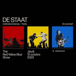 De Staat en concert au Café de la Danse le 12 octobre 2023