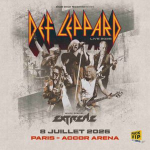 Def Leppard en concert Accor Arena en juillet 2026