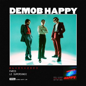 Demob Happy en concert au Supersonic en avril 2023