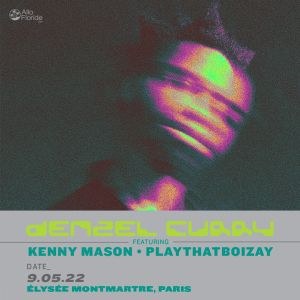 Denzel Curry en concert à l'Elysée Montmartre en mai 2022