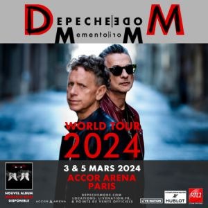 Depeche Mode en concert à l'Accor Arena le 5 mars 2024