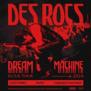 Des Rocs en concert au Cabaret Sauvage en octobre 2024