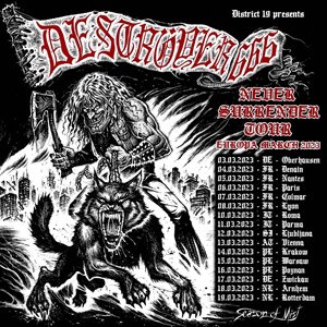 Destroyer 666 en concert au Backstage By the Mill en 2023