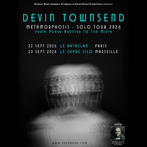Devin Townsend Concert Le Bataclan Paris 2026
