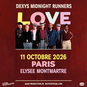 Dexys Midnight Runners Concert Elysée Montmartre Paris 2026