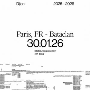 Dijon en concert Le Bataclan le 30 janvier 2026
