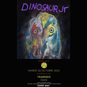 Dinosaur Jr. en concert au Trabendo en octobre 2022